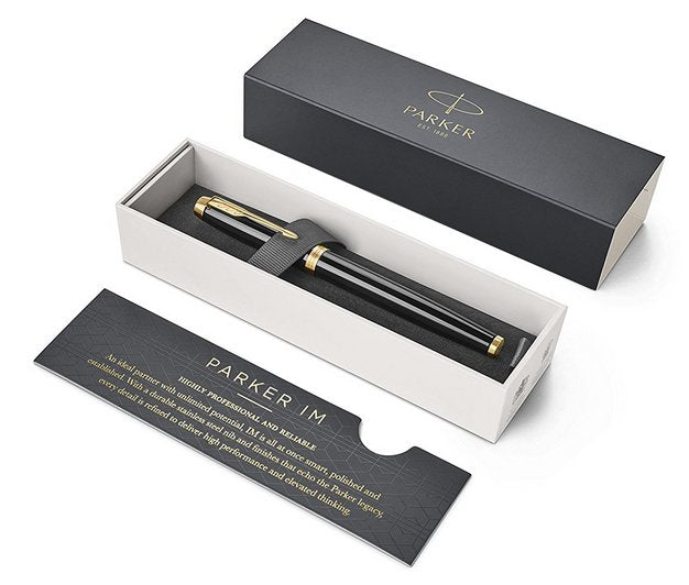 EAN 3501179316529 - Parker IM pluma estilográfica Sistema de carga por cartucho Negro, Oro 1 pieza(s) imagen 3