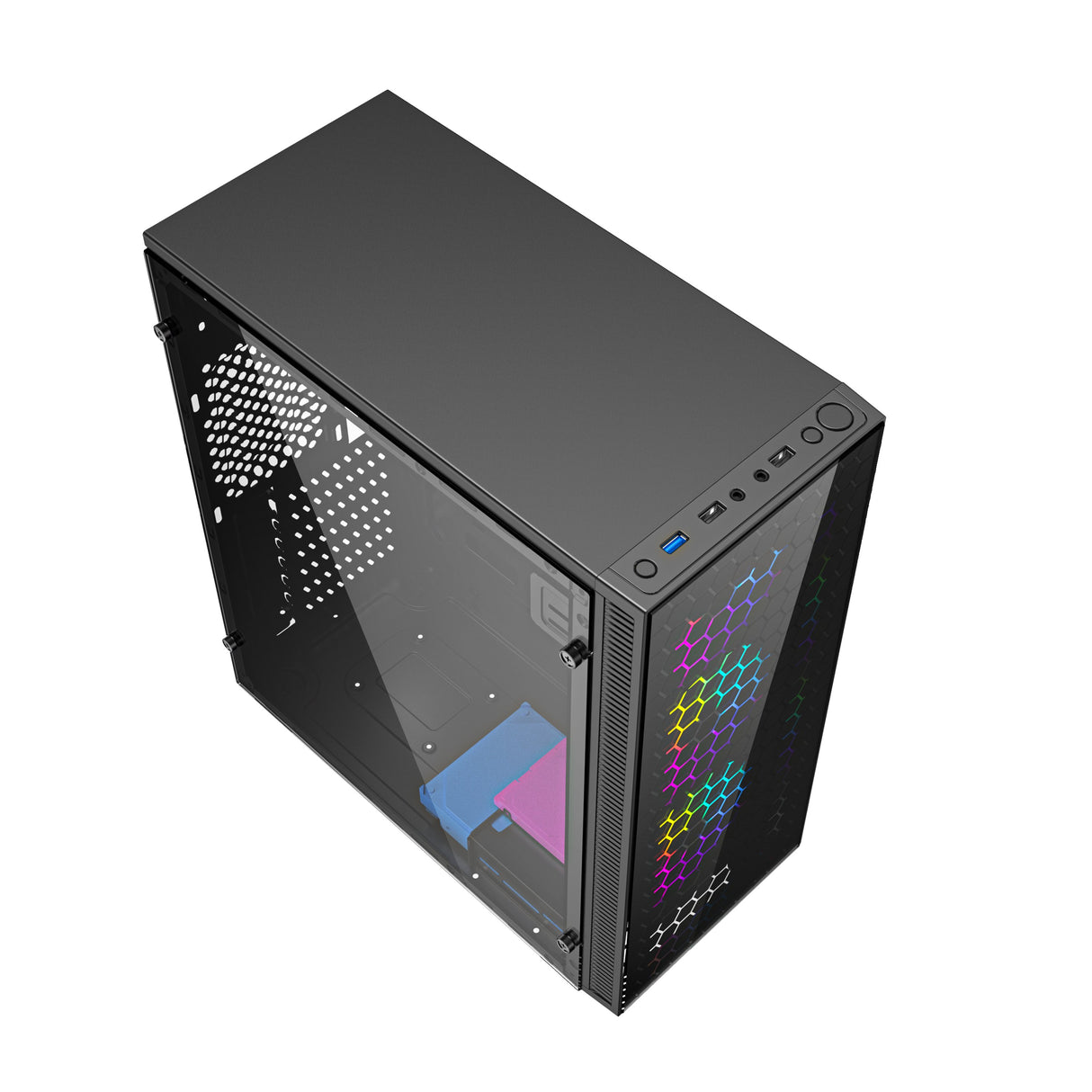 EAN 8716309127455 - Gembird Fornax 500 Midi Tower Negro imagen 7