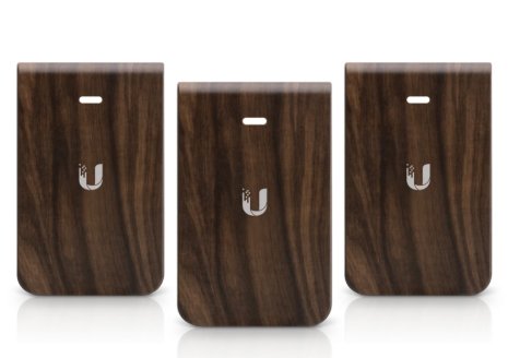 Ubiquiti Unifi Cover Iw-Hd-Wd-3 Madera, Pack De 3, Para Access Point In-Wall Hd Iw-Hd-Wd-3