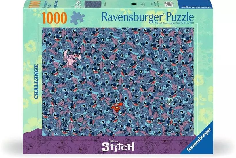 Puzzle 1000 Elementów Stitch Challenge