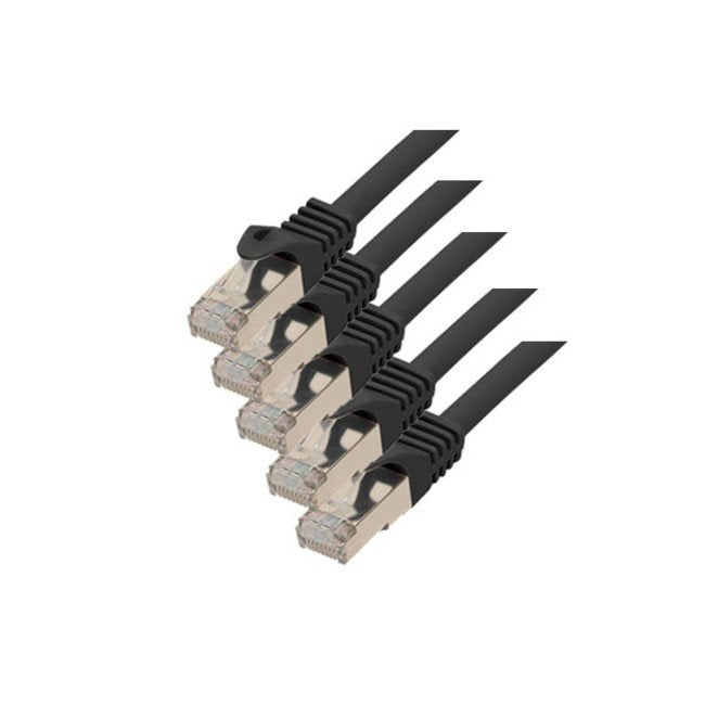 S-Conn Rj45-Rj45, M-M, 0.5m Cable De Red Negro 0,5 M Cat7 S/Ftp (S-Stp)