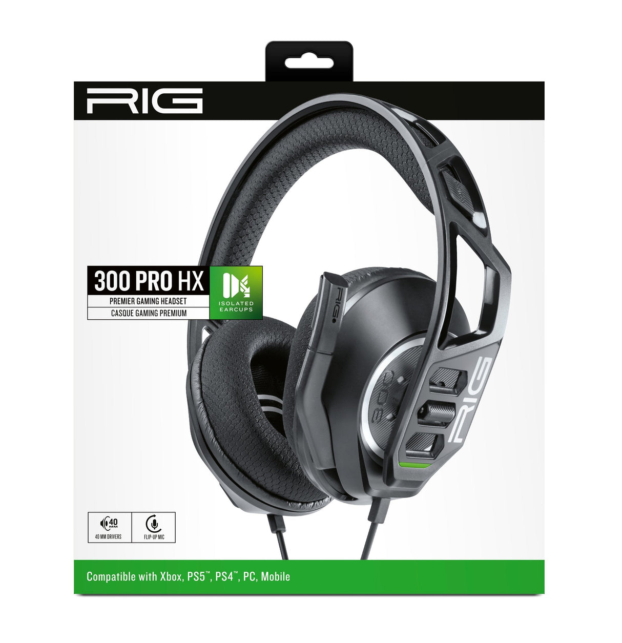 Auriculares Nacon Gaming Rig Serie 300pro Hx Para