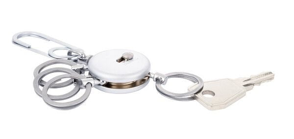 Troika Schlüsselanhänger Patent Easy Platafarben