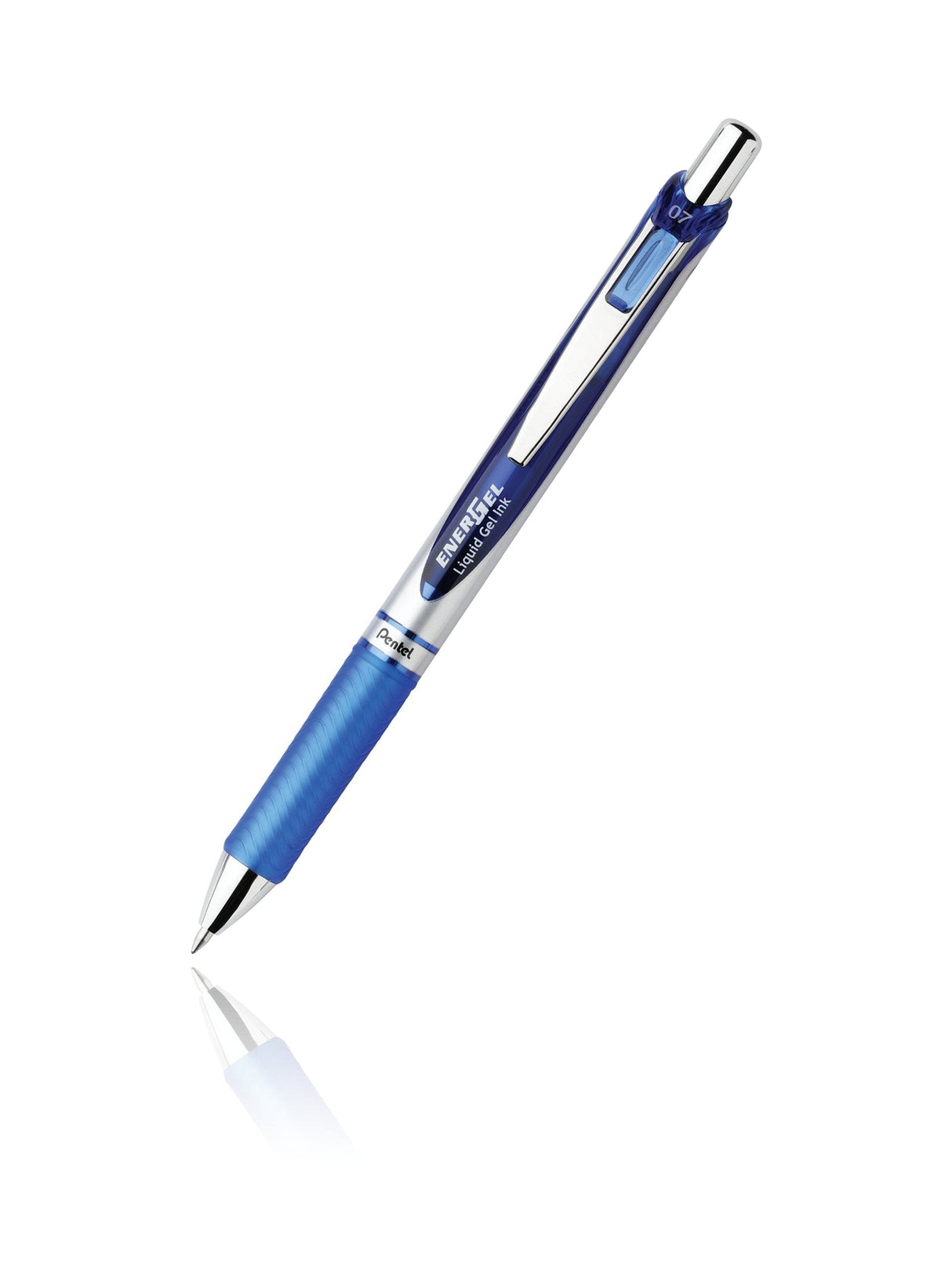 Pentel Bolígrafo Energel Retráctil Punta 0.7mm Azul -12u-