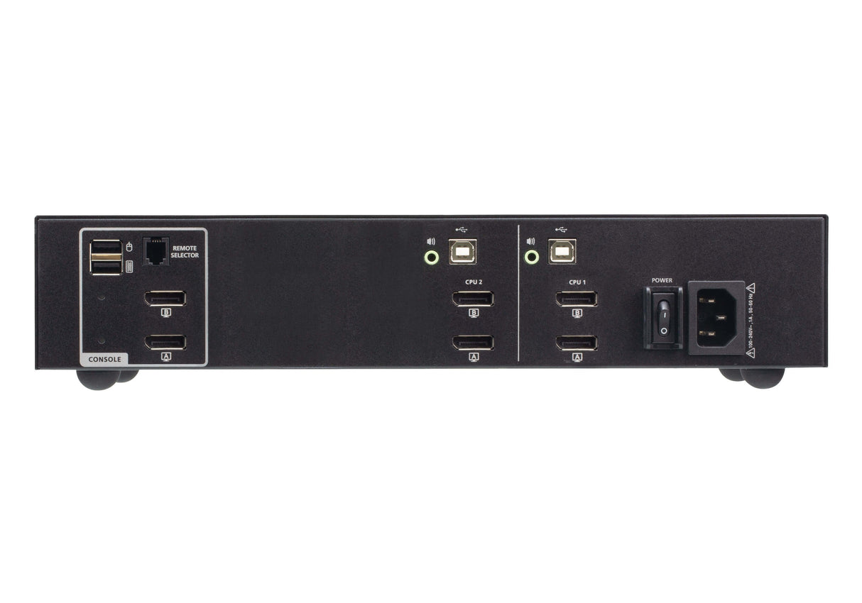 2-Port Usb - 4k Displayport Dual Display Secure Kvm Switch (Psd Pp V4.0 Compliant)
