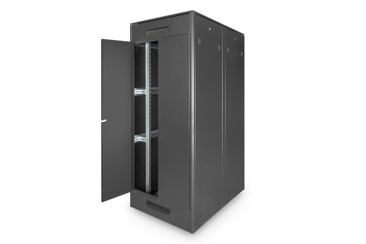 Digitus Armarios Rack, Armario It Negro, Rack O Bastidor Independiente, 42u, 800 Kg, Patas Ajustables, Gestión De Cables, 152 Kg