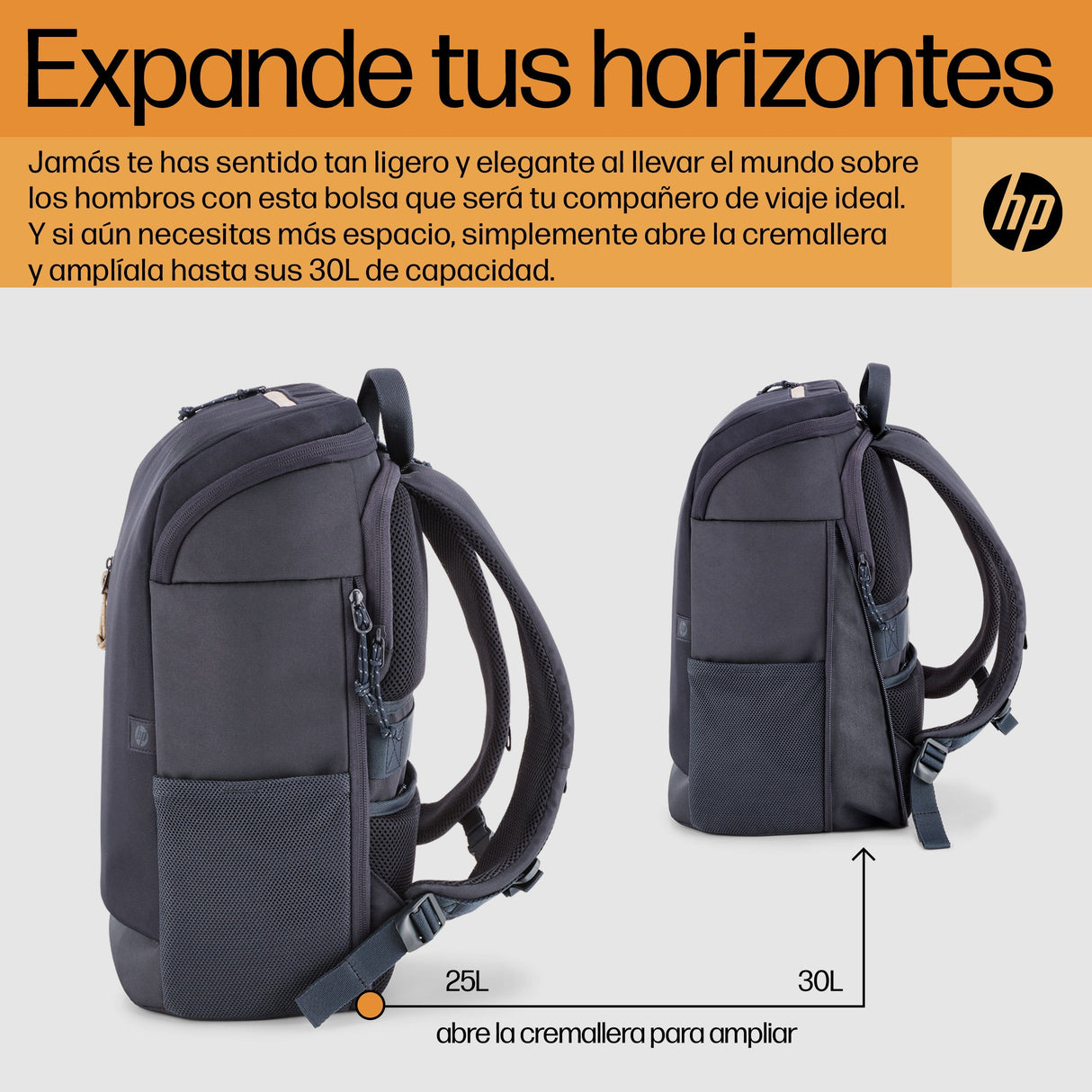 EAN 0196548661084 - HP Travel 25 Liter 15.6 Blue Night Laptop Backpack 39,6 cm (15.6") imagen 7
