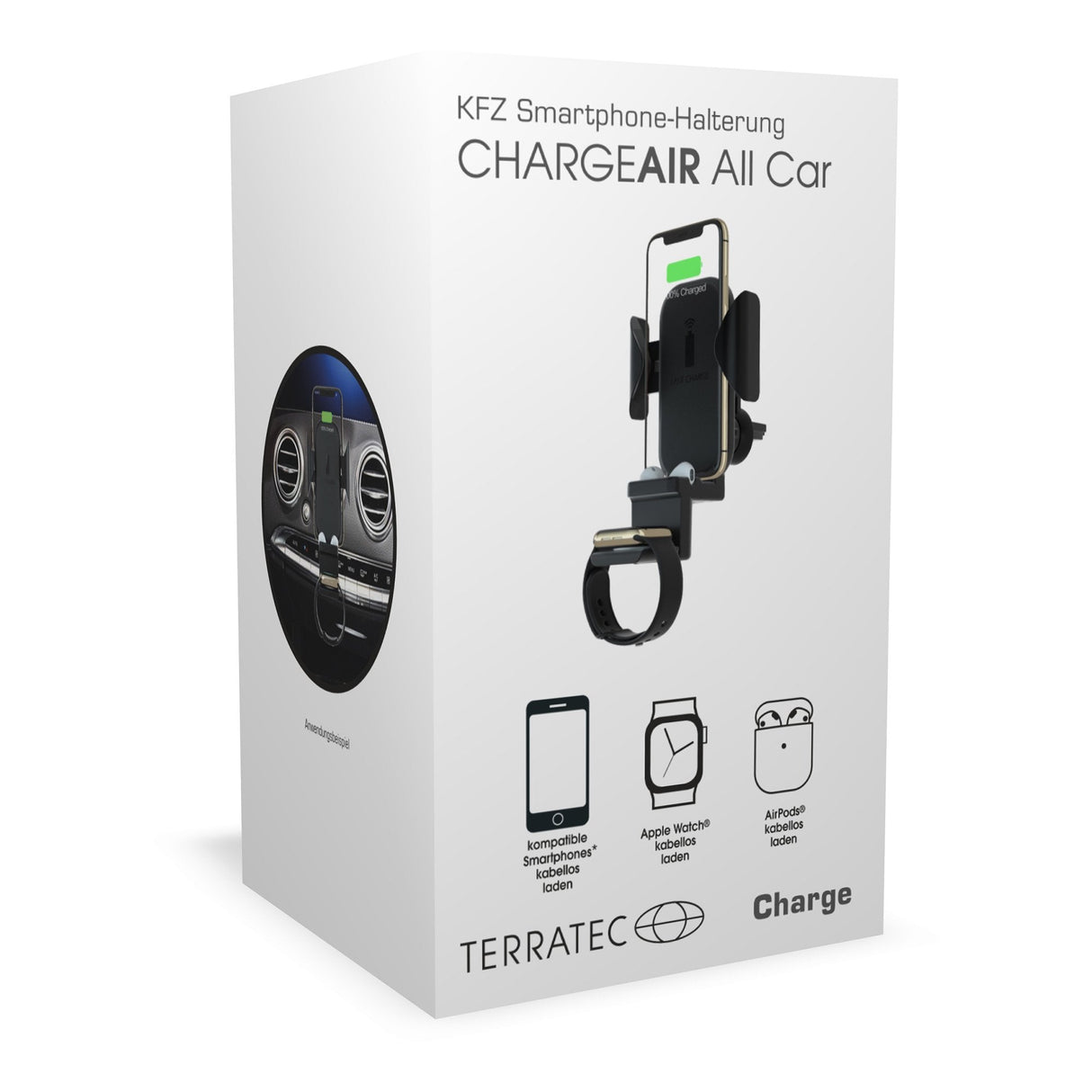 Terratec Cargador Chargeair All Car Inalámbrico
