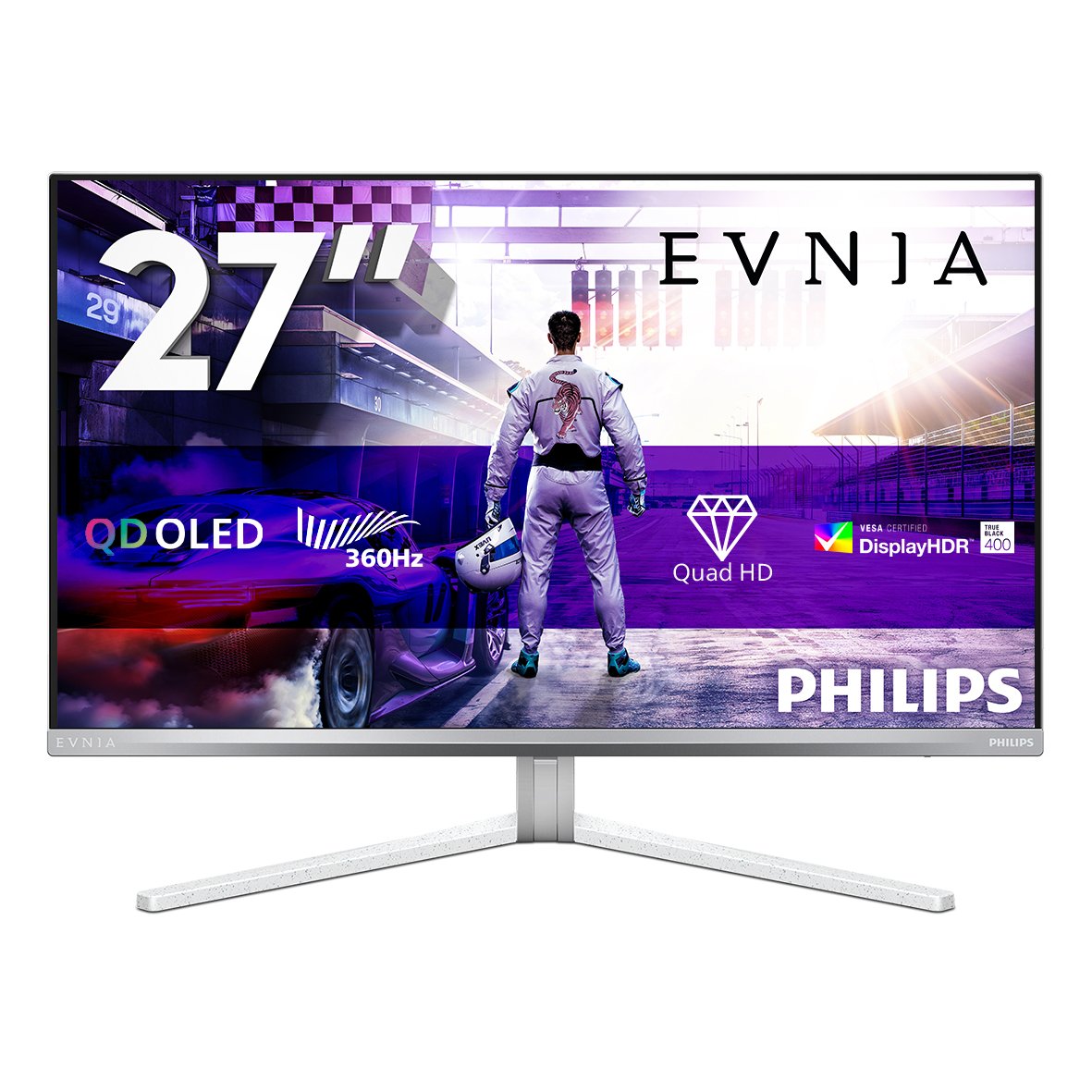 EAN 8712581806309 - Philips Evnia 8000 27M2N8500/00 pantalla para PC 67,3 cm (26.5") 2560 x 1440 Pixeles Quad HD QD-OLED Blan imagen 2