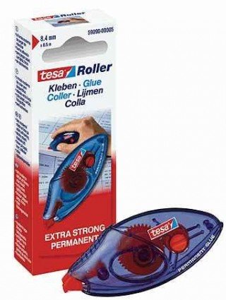 Tesa Roller Adhesivo Permanente Desechacle 8,40mm X 8,50m C/Punta Flexible Eco