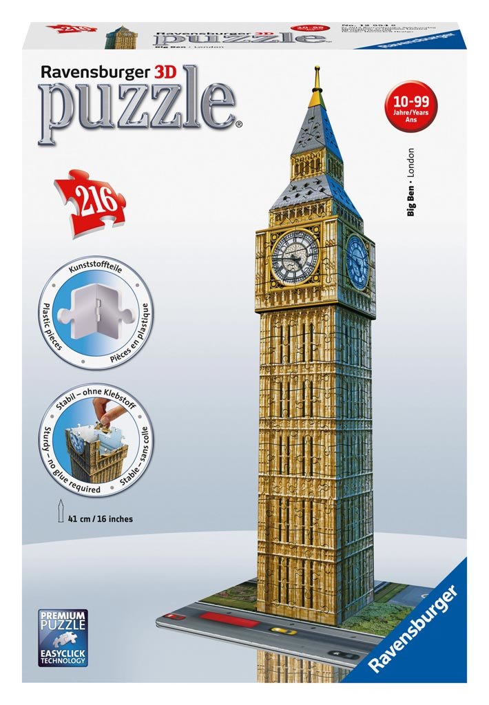 Big Ben Puzzle 3d 216 Piezas