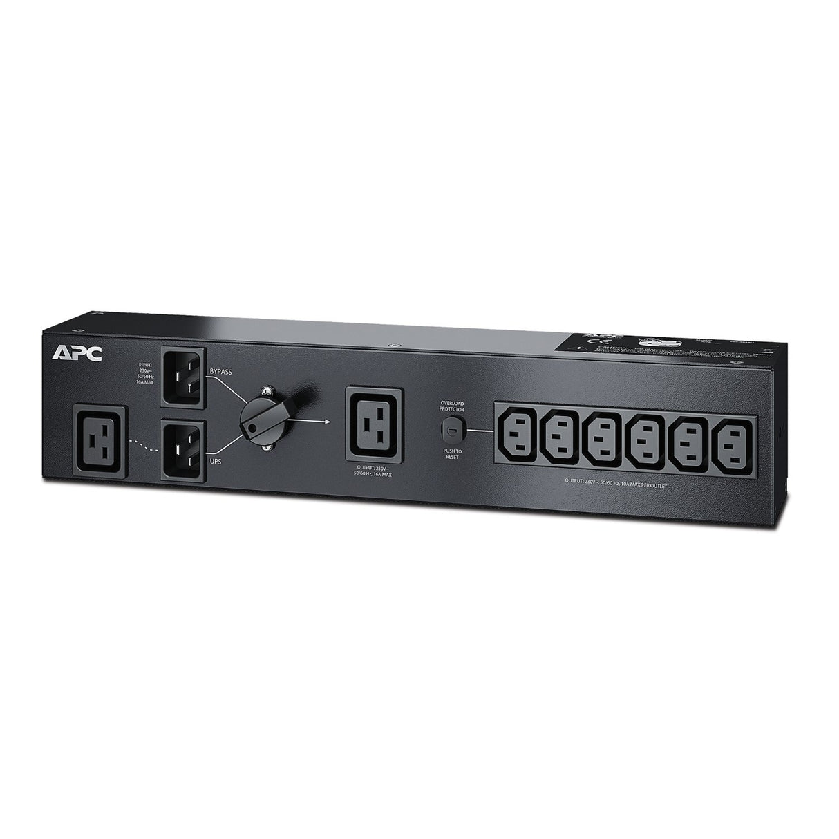 EAN 0731304266747 - APC Service Bypass PDU 230V 16AMP W/ (6) IEC C13 And (1) C19 imagen 1