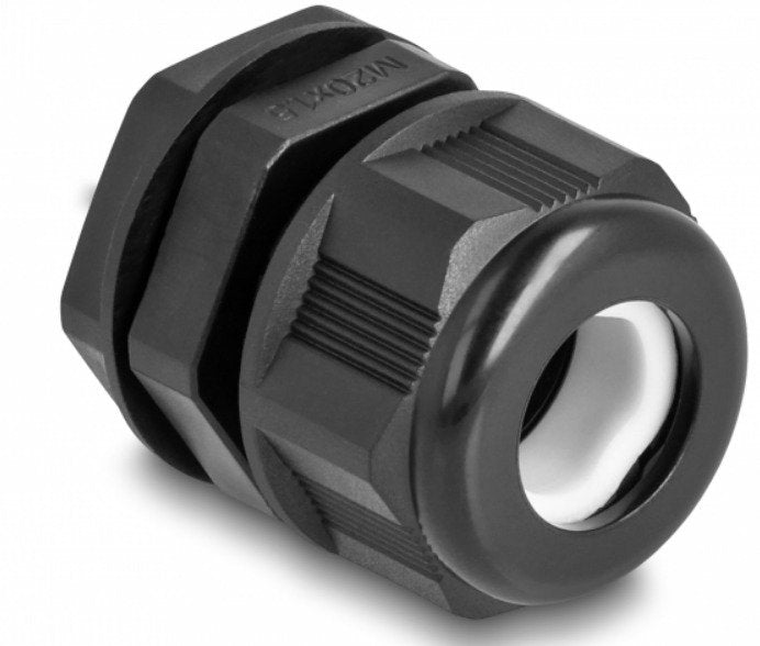 Delock Ex Prensaestopas M20 Negro 2 Piezas