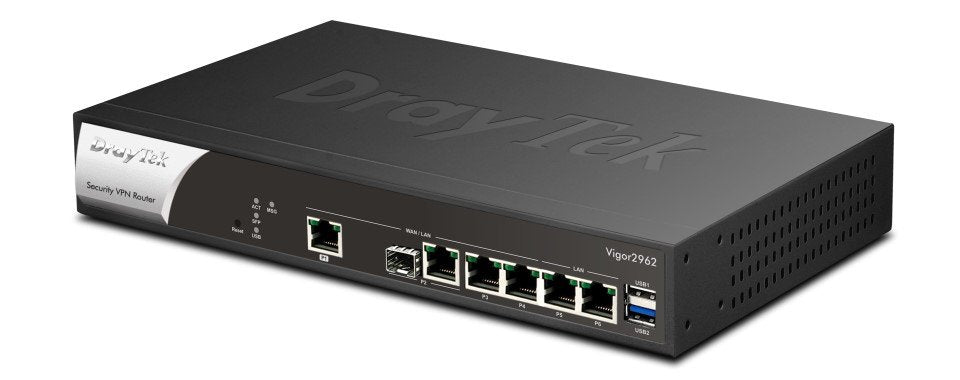 EAN 4710484742094 - DrayTek Vigor 2962 router 2.5 Gigabit Ethernet Negro, Blanco imagen 3