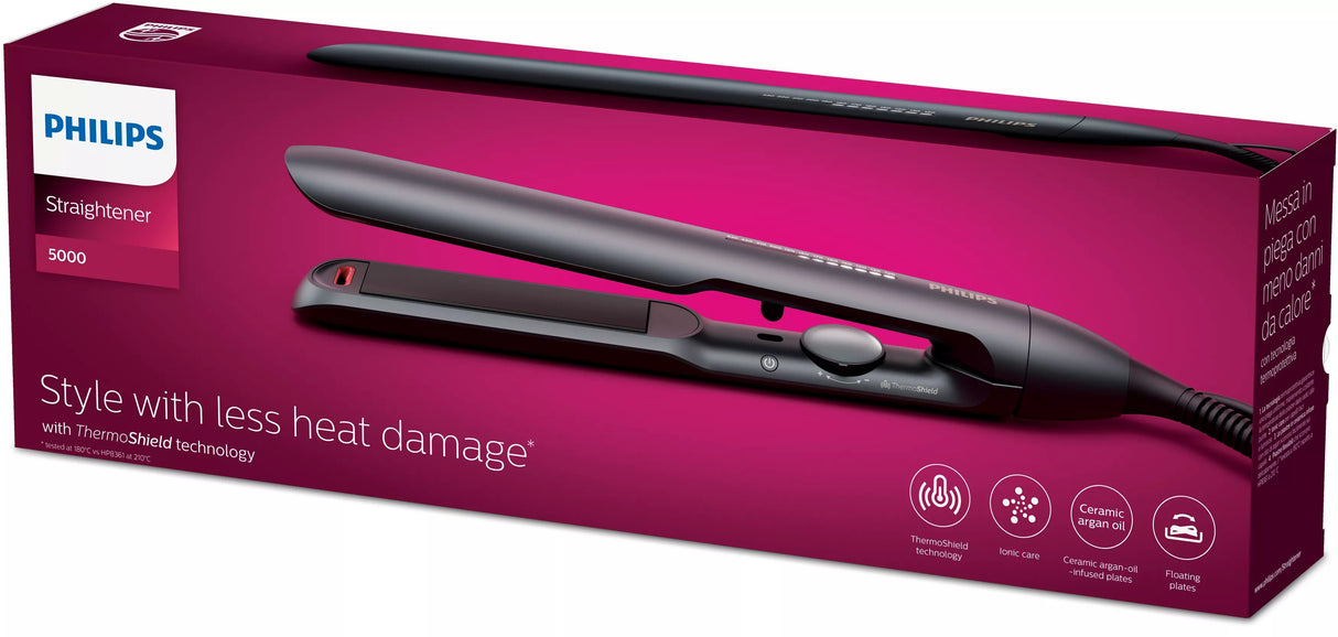 EAN 8710103974123 - Philips 5000 series BHS510/00 Utensilio de peinado Caliente Negro 1,8 m imagen 4