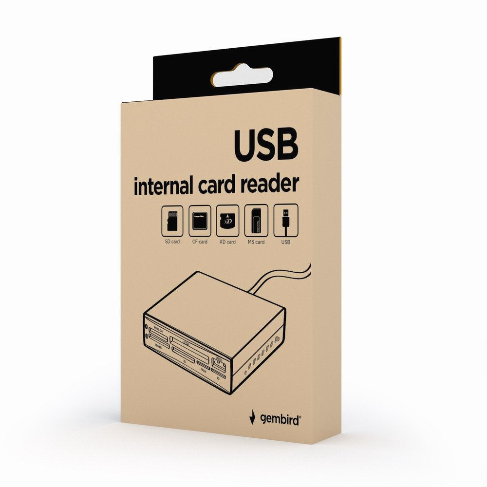 EAN 8716309083911 - Gembird FDI2-ALLIN1-02-B lector de tarjeta Interno Negro imagen 2