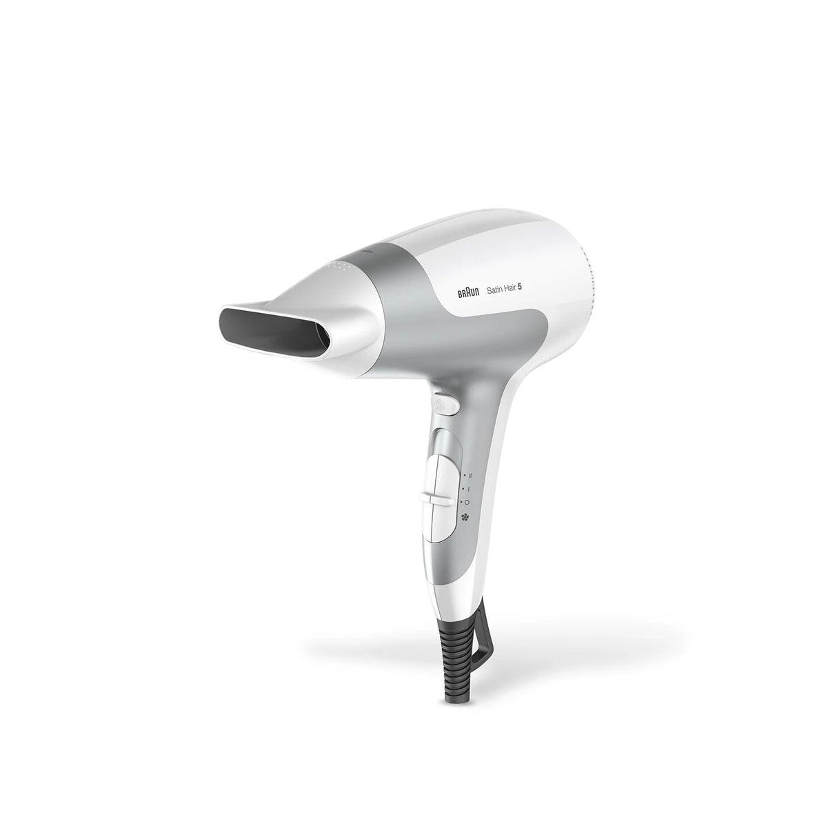 EAN 3030050182316 - Braun HD580 secador 2500 W Plata, Blanco imagen 1