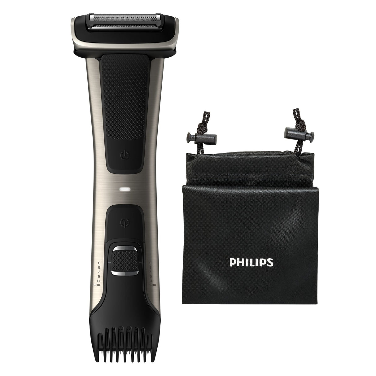 Shaver For Body Philips Bodygroom Bg7025/15 (Black Color)