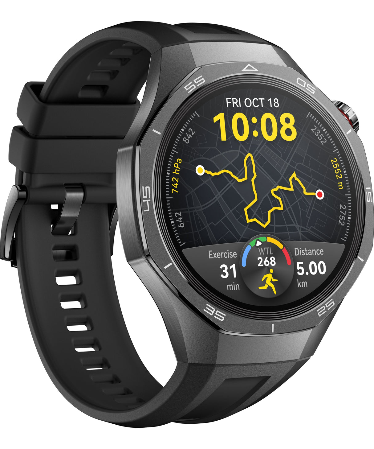 EAN 6942103132032 - Huawei WATCH GT5 Pro 46mm 3,63 cm (1.43") AMOLED Digital 466 x 466 Pixeles Negro GPS (satélite) imagen 5