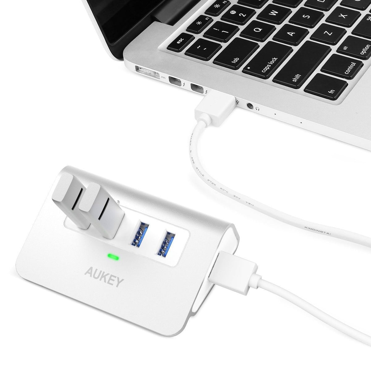 Aukey Cb-H5 Aluminium Hub Usb-A 4in1 4xusb 3.0 5gbps