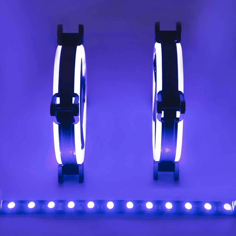 Talius Kit Siroko (2ventiladores Doble Aro Rgb + Tira Led + Remote Control)
