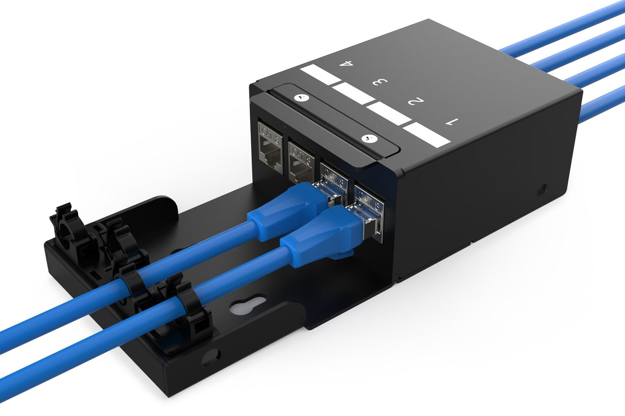 EAN 4016032497509 - Digitus DN-93708-4 caja de conexiones de red Negro imagen 1
