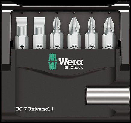 Wera Bit-Check 7 Universal 1, Bit-Satz 05056295001
