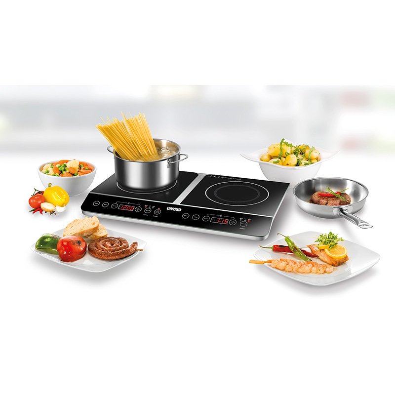 Unold Double Elégance Placa De Inducción 2 Zonas 3500w