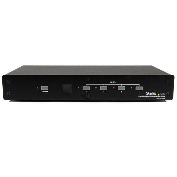 Startech Switch Conmutador Vga Y Audio 4 Puertos C