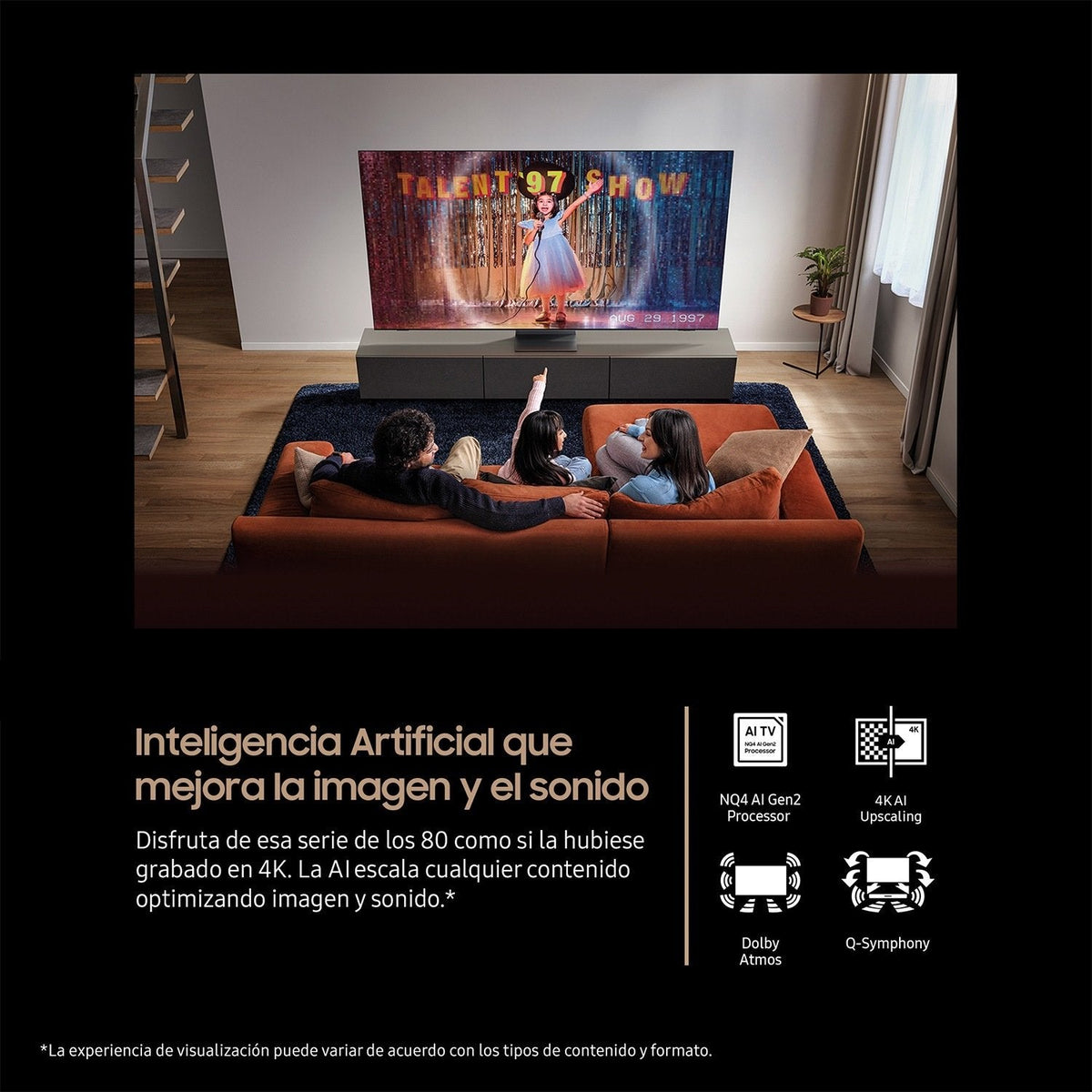 Samsung Tq85qn74fat 85" 4k Ultra Hd Neo Qled Ia - Televisor