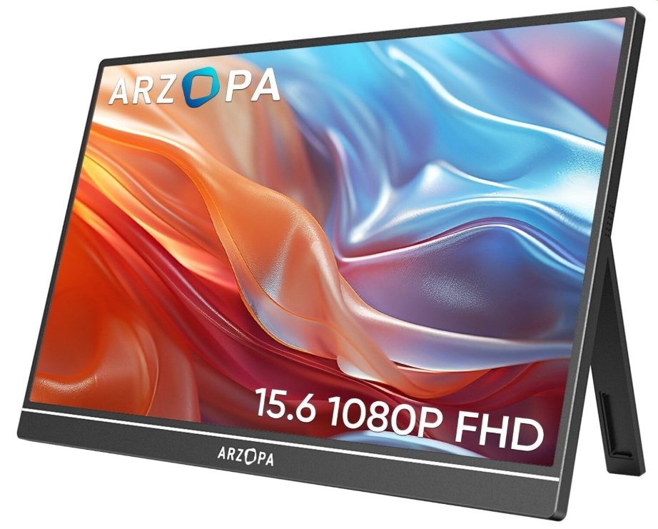 Monitor Portatil Arzopa A1 15.6 Ips Fhd 1080p 60hz 2usb-C Hdmi Mm Black