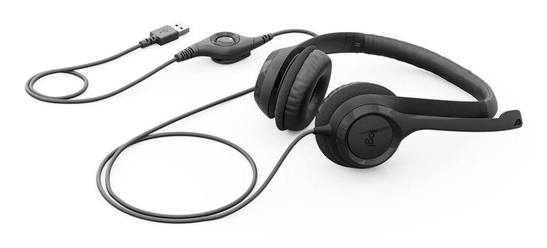 Auriculares Logitech H390 Usb Alámbrico Usb Tipo A Negro