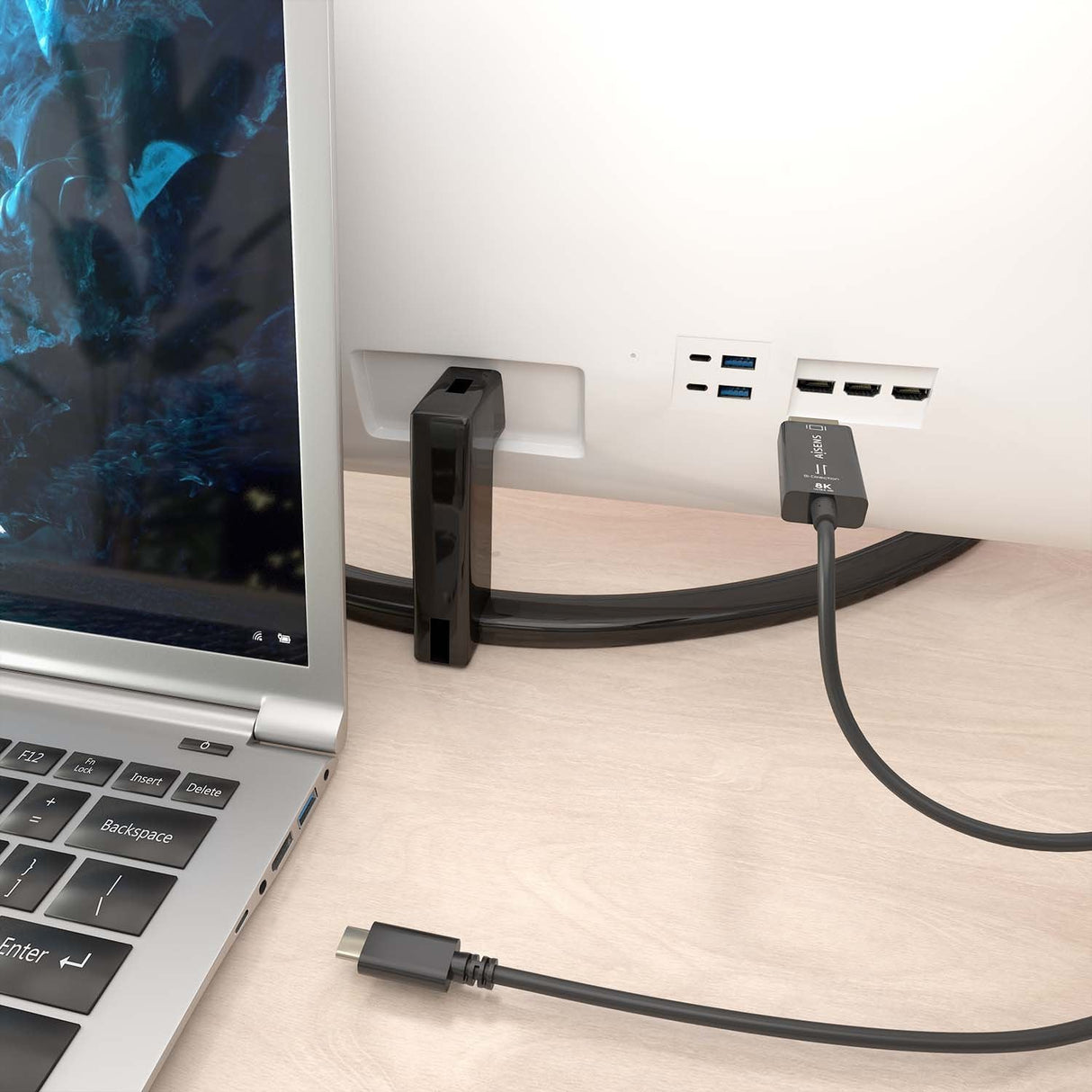 EAN 8435739901571 - AISENS A109-0879 adaptador de cable de vídeo 1,8 m USB Tipo C imagen 5
