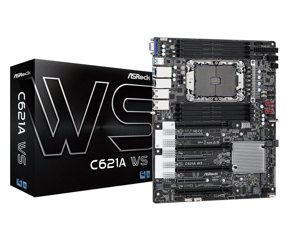 Asrock C621a Ws 90-Mxbgu0-A0uayz