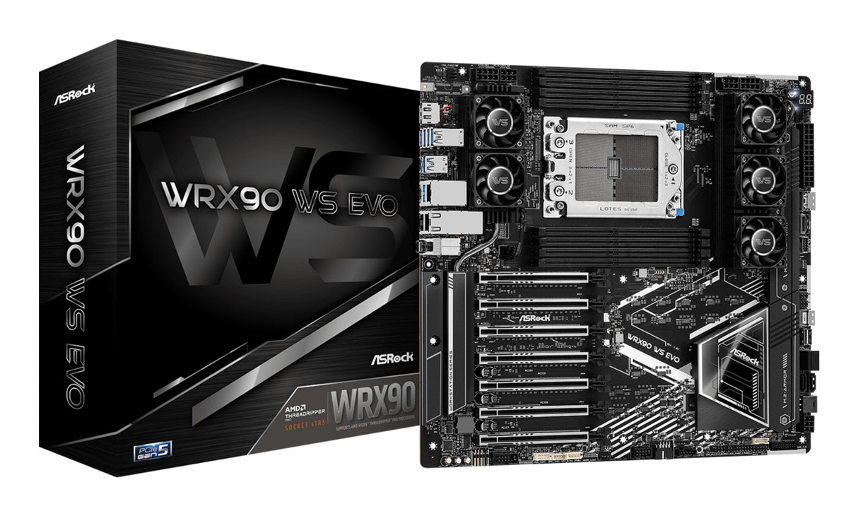 EAN 4710483945199 - Asrock WRX90 WS EVO placa base AMD WRX90 Socket sTR5 EEB imagen 1