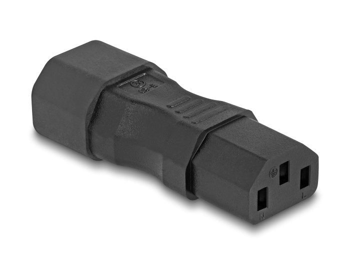 Delock 80467 Adaptador De Poder Iec 60320 - C14 A C13, Macho / Hembra, 10 A, Recto