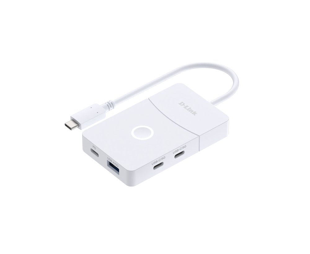 EAN 0790069478284 - D-Link DUP-501 hub de interfaz USB 3.2 Gen 1 (3.1 Gen 1) Type-C 5000 Mbit/s Blanco imagen 3