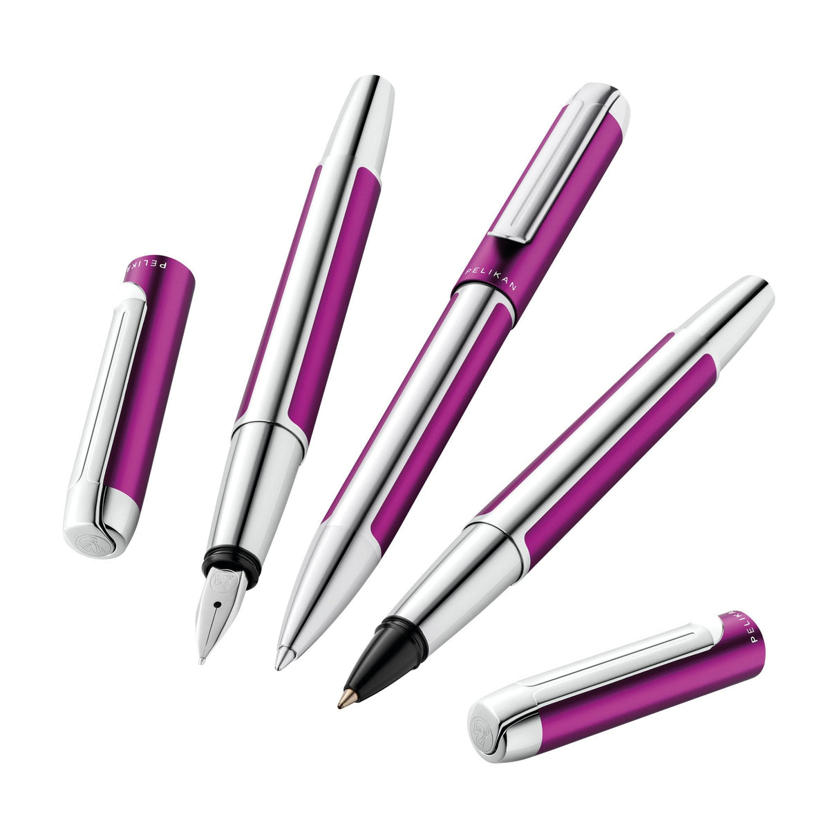 Pelikan Pura P40 823784 - Pluma Estilográfica (Punta Media), Color Morado