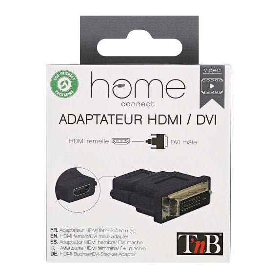 Adaptador T Nb Hdmi Vers Dvi-D F/M (Negro)