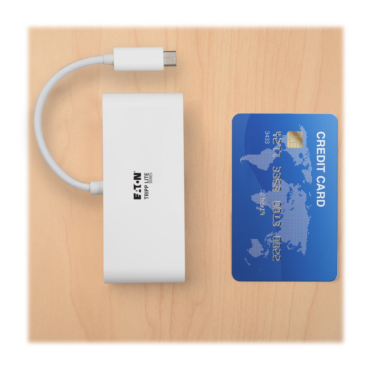 Eaton Tripp Lite 4-Port Usb-C Hub With Power Delivery Usb-C To 4x Usb-A Ports Usb 3.0 White