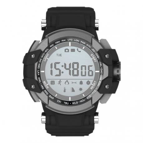 Reloj Deportivo Negro Billow Xs15bk Pantalla 2.8cm Bt 4.0 Sumergible Ip68 Avisador Llamadas Mensajes Compatible Android Ios Pila Cr2450