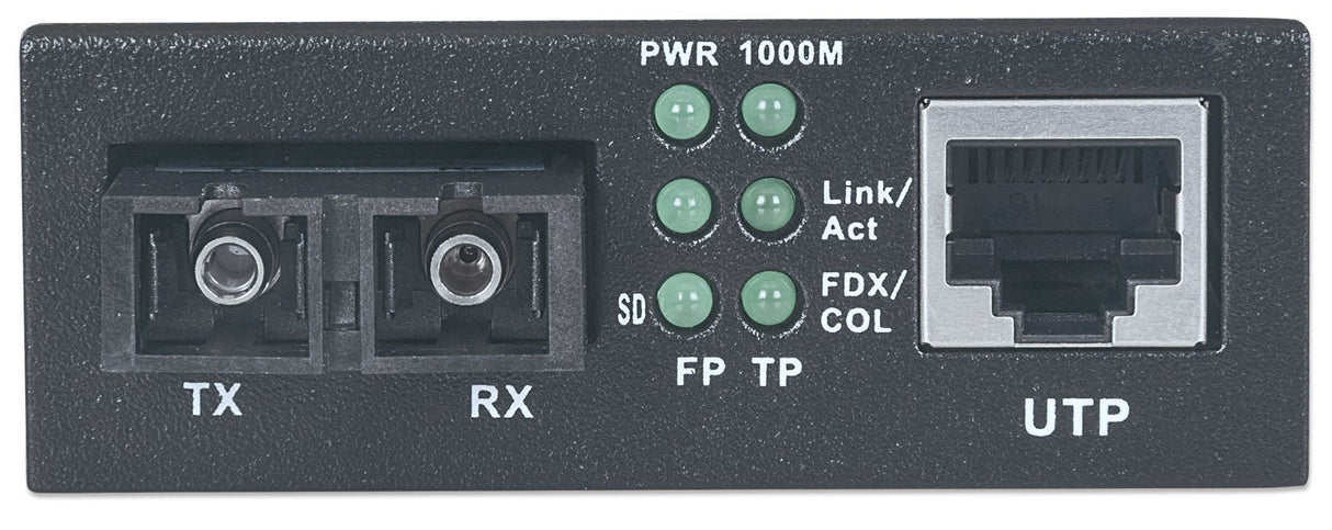EAN 0766623507349 - Intellinet 507349 convertidor de medio 1000 Mbit/s 1310 nm Monomodo Negro imagen 3
