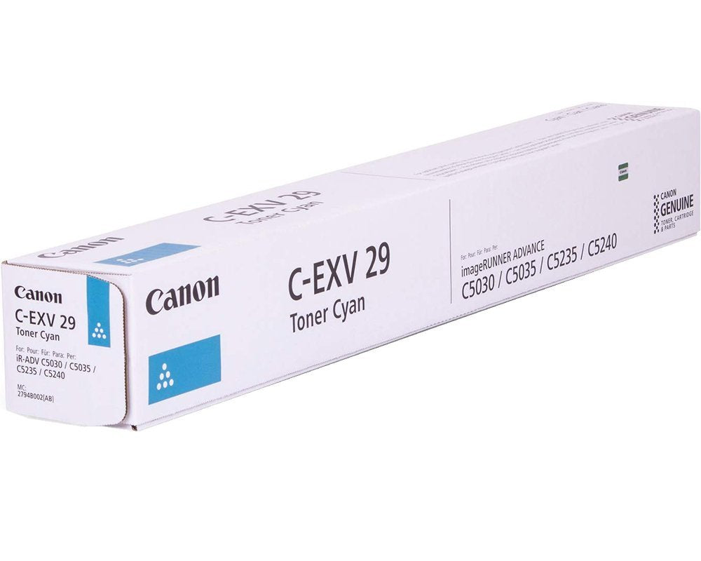 EAN 4960999644066 - Canon C-EXV29 cartucho de tóner 1 pieza(s) Original Cian imagen 1