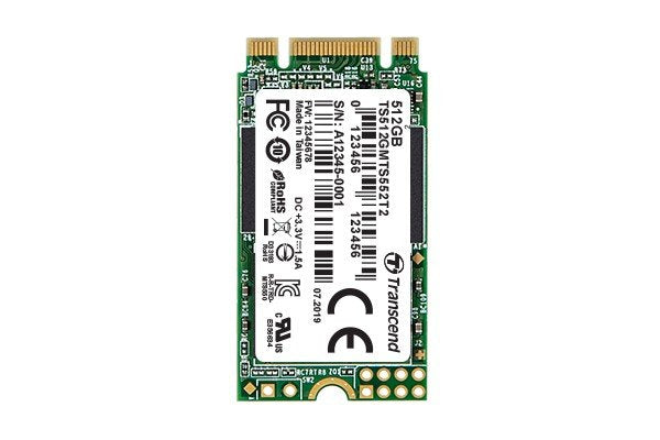 Transcend Mts552t2 - Ssd - 512 Gb - Interno - M.2 2242 (Doppelseitig)
