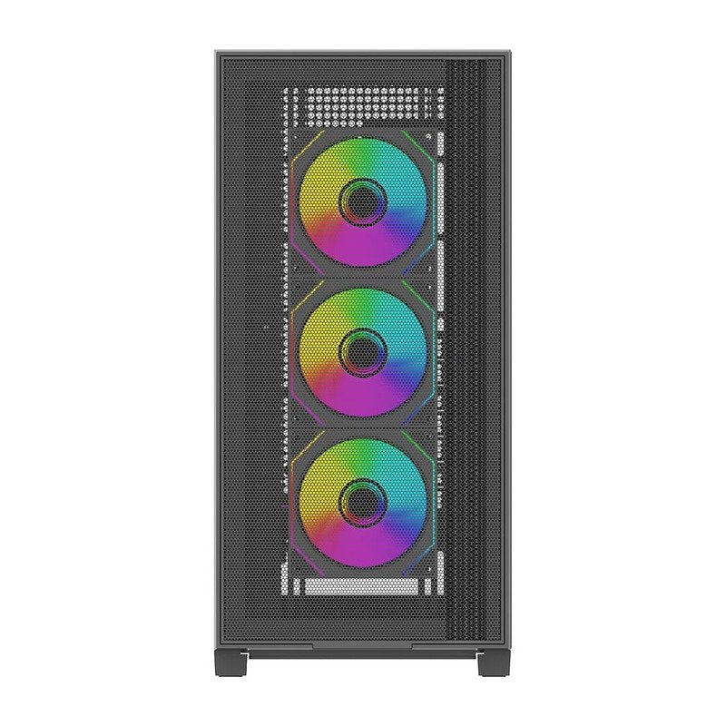 Caja Pc Xilence Flux X916.Argb Negra, Vidrio Templado Xg178