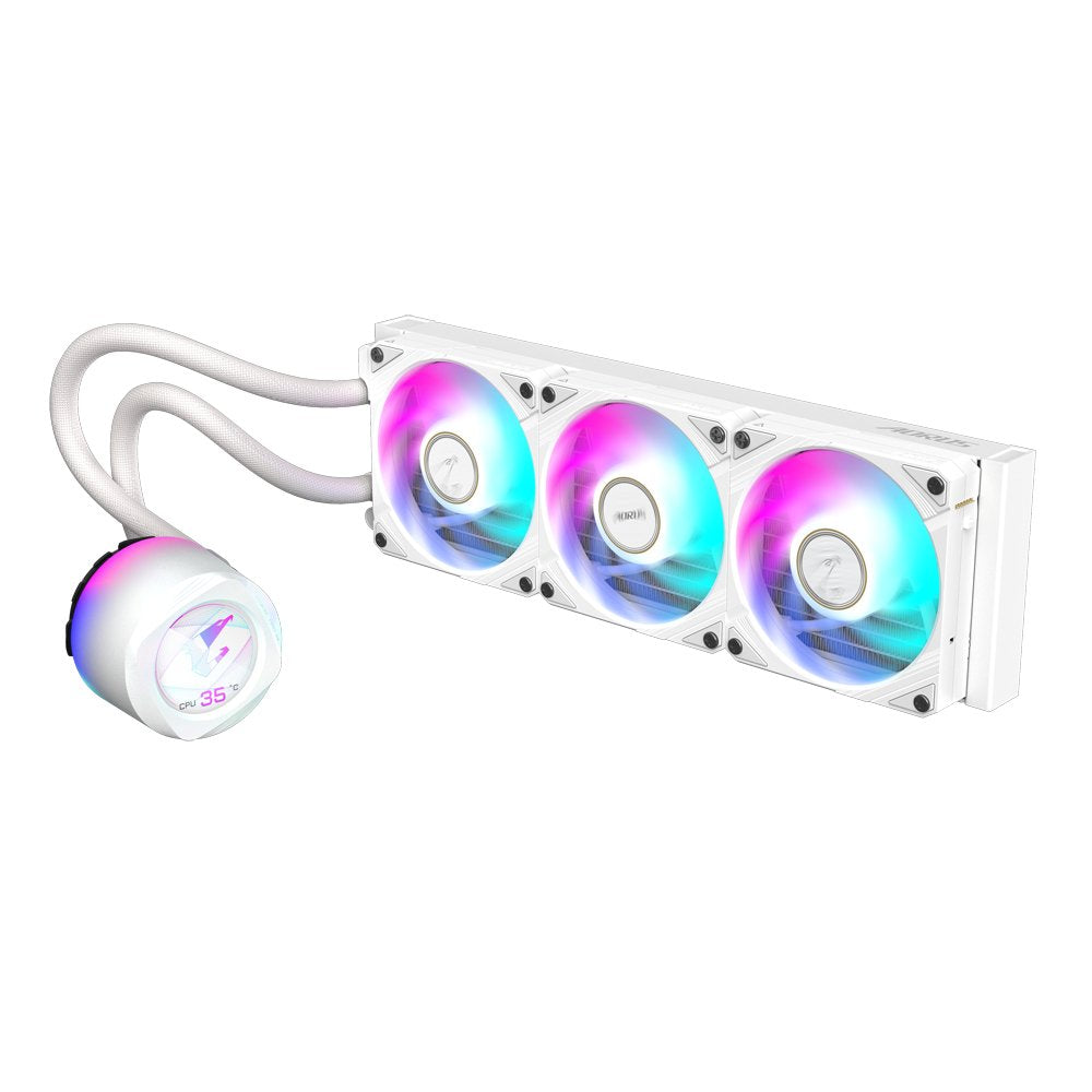 EAN 4719331553968 - GIGABYTE AORUS WATERFORCE X II 360 ICE Procesador Sistema de refrigeración líquida todo en uno 12 cm Blan imagen 2