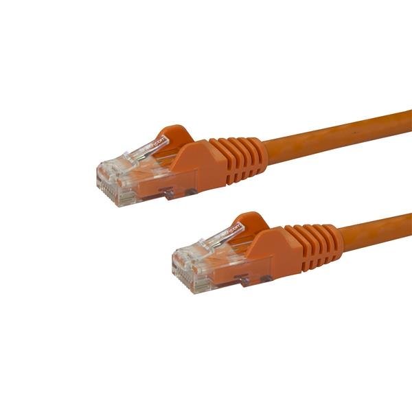 Cable 7m Naranja Red Gigabit Cabl Cat6 Ethernet Rj45 Snagless