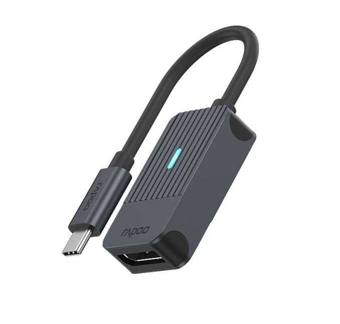 EAN 6940056114075 - Rapoo UCA-1005 0,15 m USB Tipo C DisplayPort Negro imagen 1