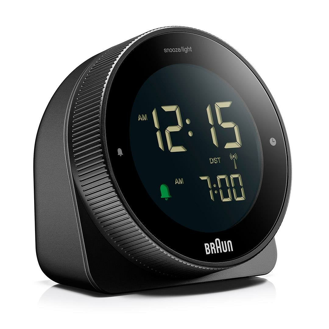 Reloj Radio Braun Bc 24 B Dcf Alarma Negra
