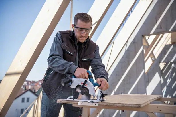 Sierra Circular Manual A Batería Bosch Gks 18v-57-2 Profesional, 18volt 06016c1202